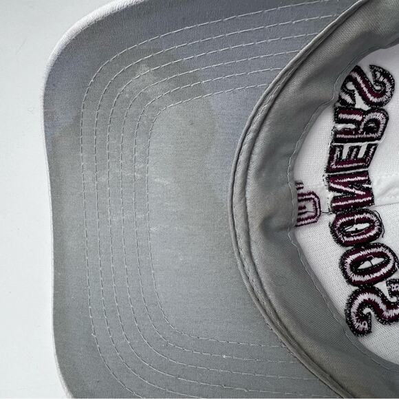 Sooners Oklahoma University White Logo Baseball Cap Unisex OS - Picture 14 of 14